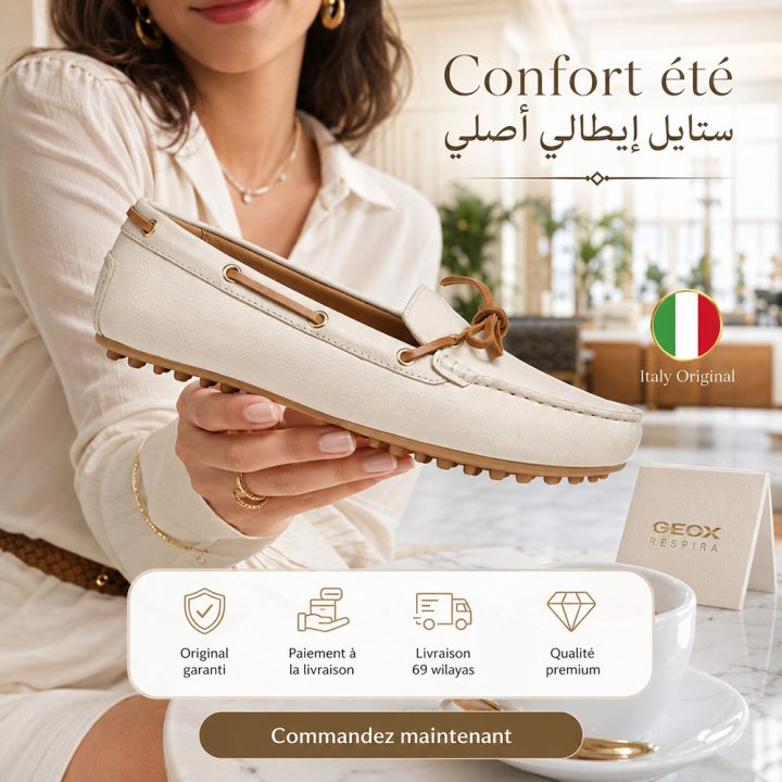 Geox Kalistena Woman Leather Loafers