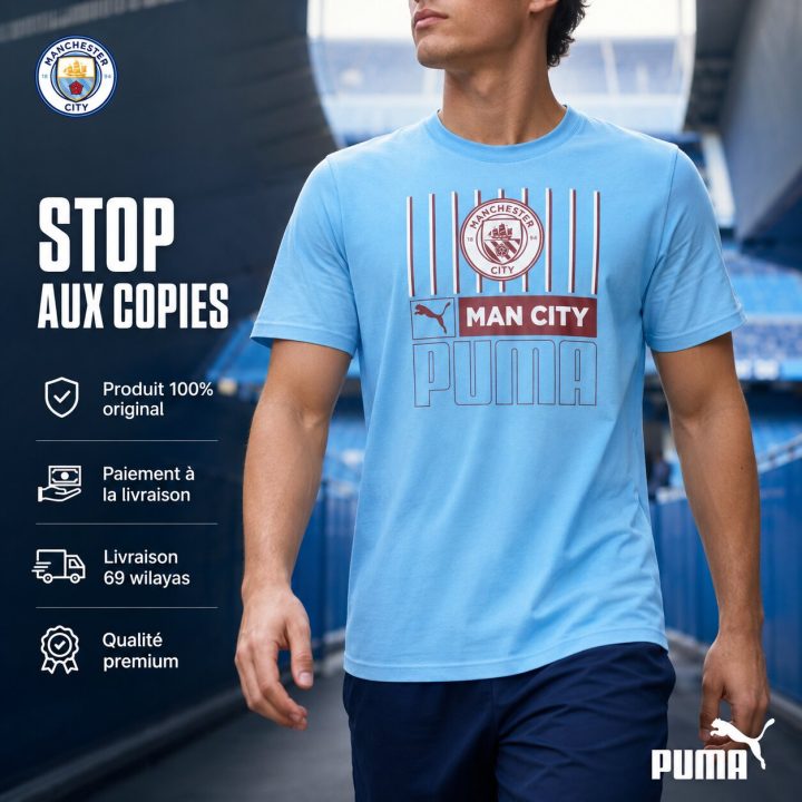 Manchester City FtblCore Football T-Shirt