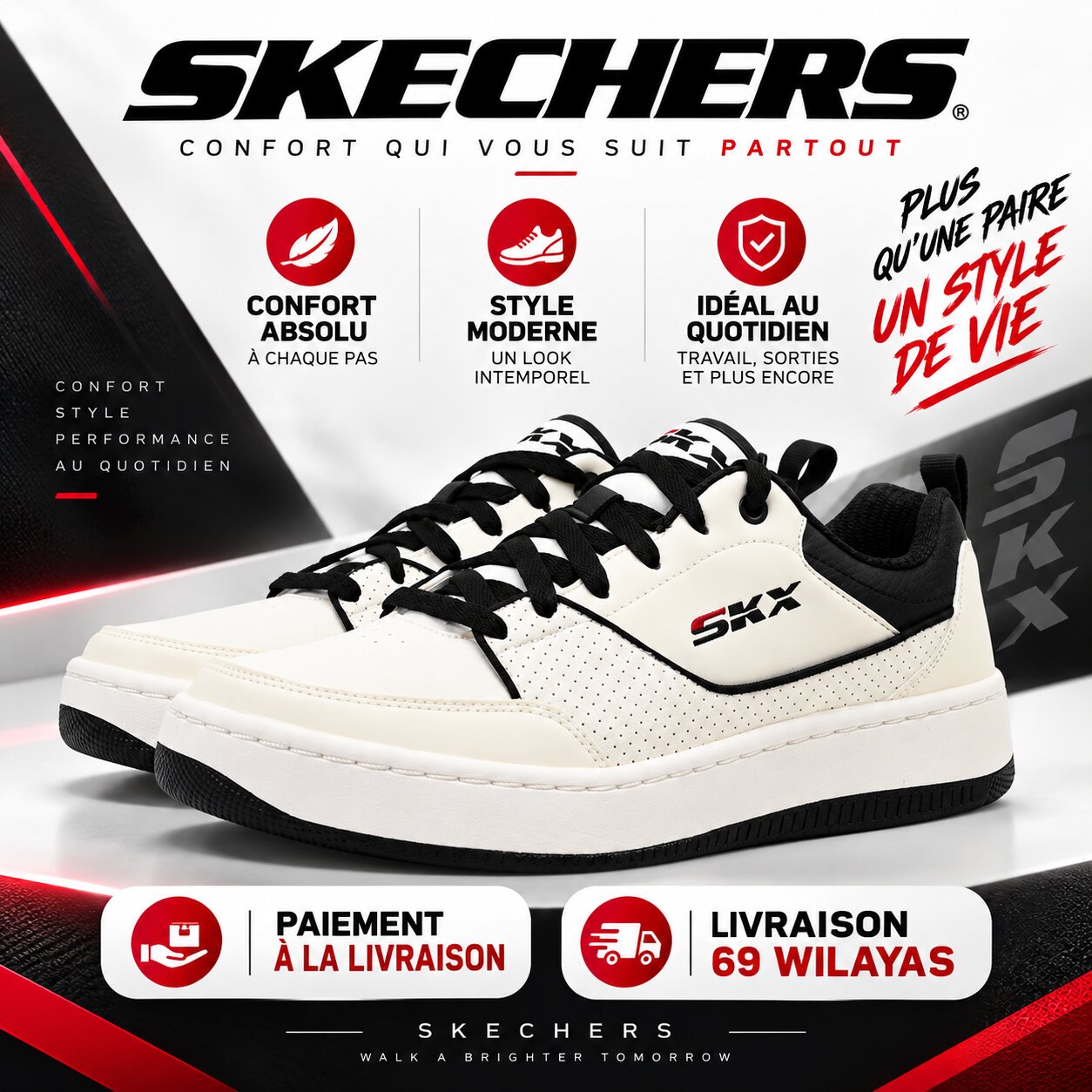 Skechers Sport Court 92 – Ottoman Sneakers