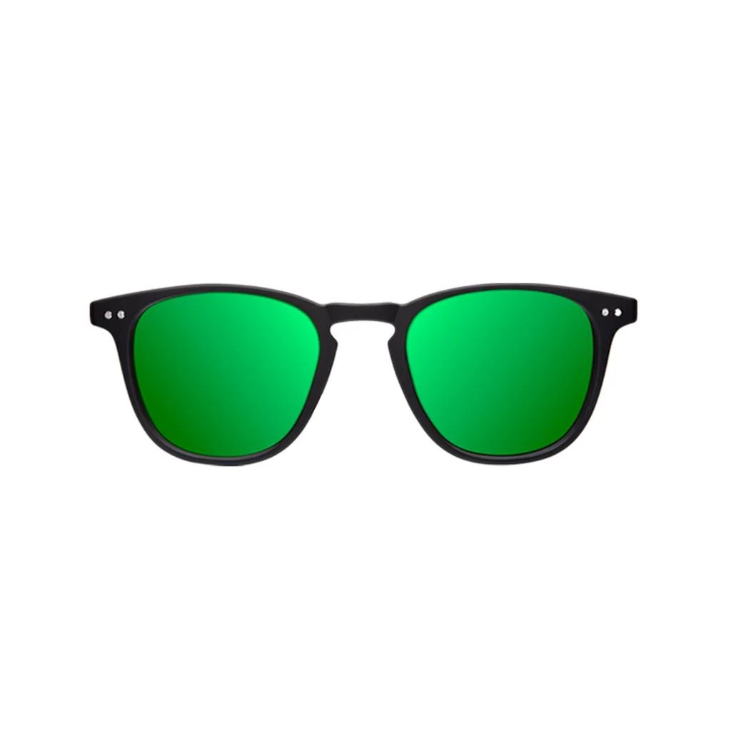Northweek Wall Matte Black / Green Polarized Sunglasses – Image 2