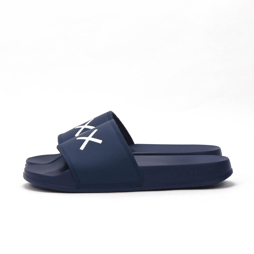 SUN68 Logo Navy Flip Flops – Image 3