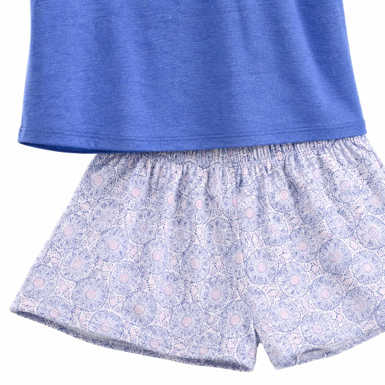 Pyjama d'Été Femme Bleu – Image 4