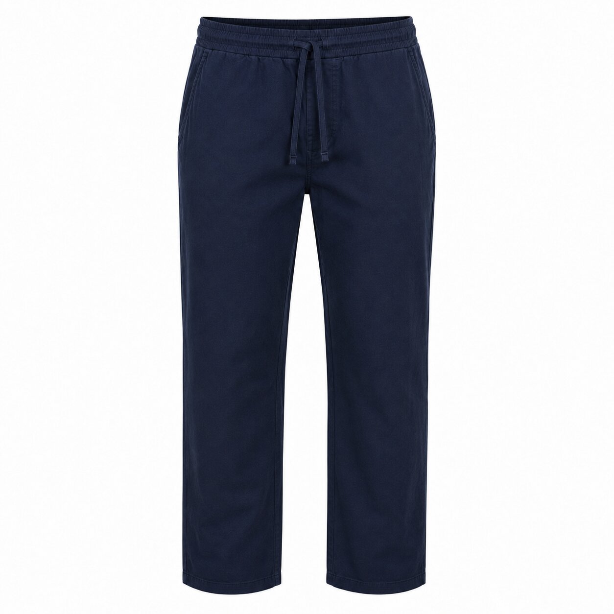Départ Homme Pantalon en Lin Navy – Image 5